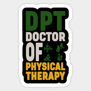 Physical Therapy Best Sport Doctor Therapist Sticker